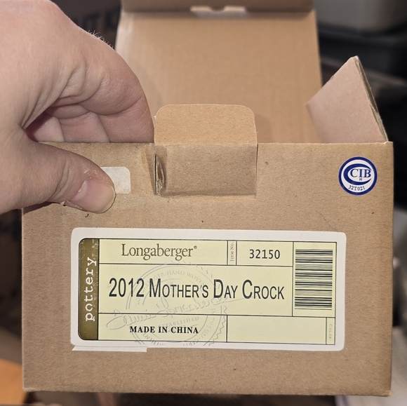 3 longaberger pottery 2012 mothers day crock. - Picture 4 of 4